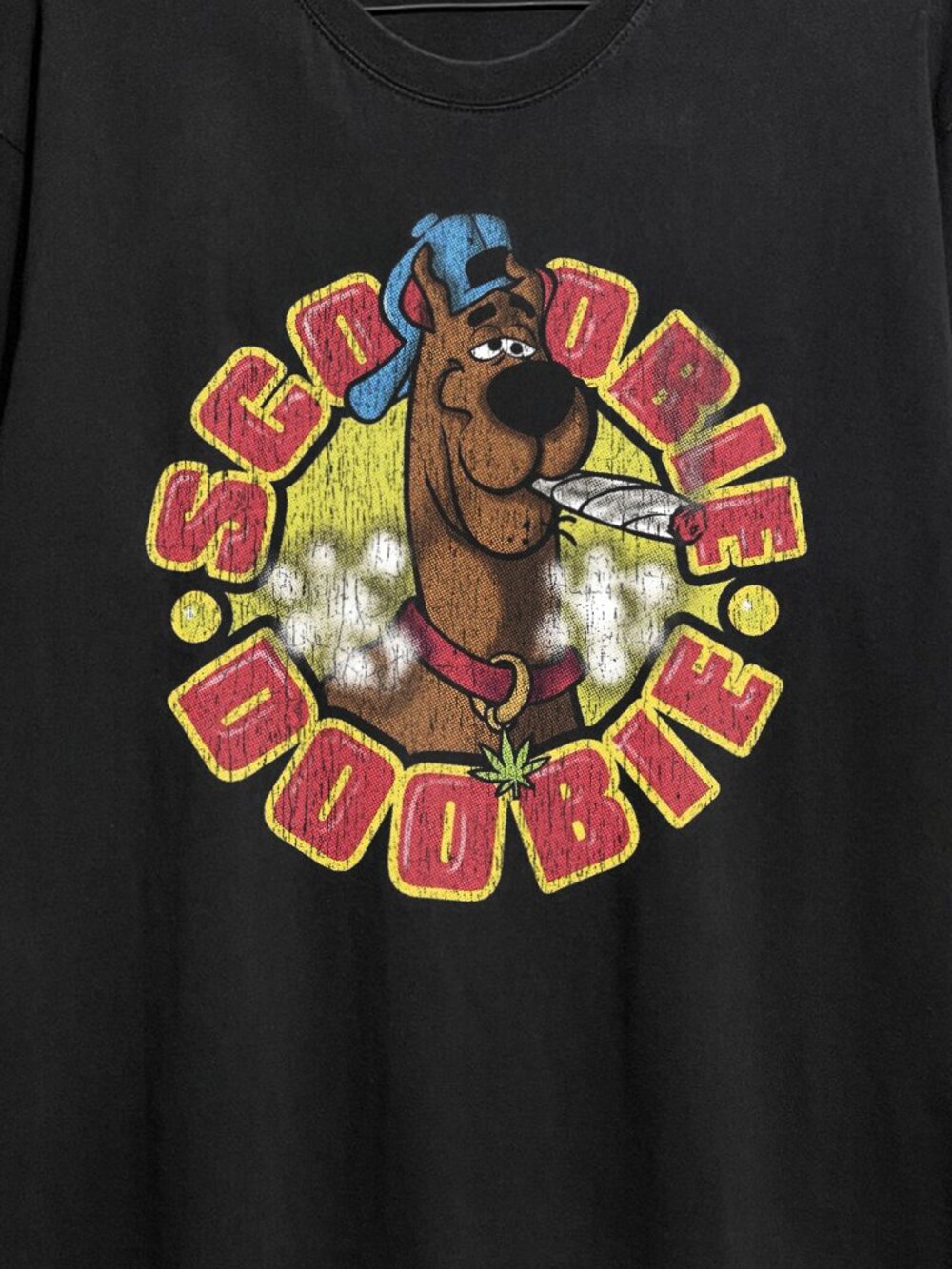 Scoobie Doobie Washed White Parody Tee - Picture 2 of 5